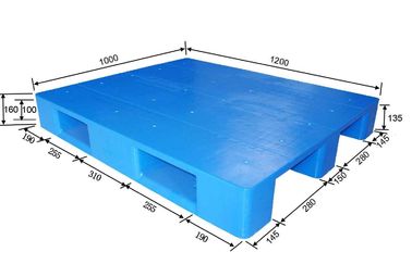 อุปกรณ์คลังสินค้าพลาสติก 1200 x 1000mm ที่มีโหลดแบบไดนามิก 2000kg